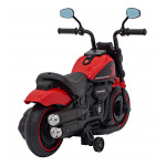 Elektrická motorka Chopper Faster - červená